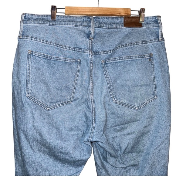 MADEWELL The Perfect Vintage Jean in Grandbay Wash Ripped Edition Plus Size 16W - Picture 6 of 15